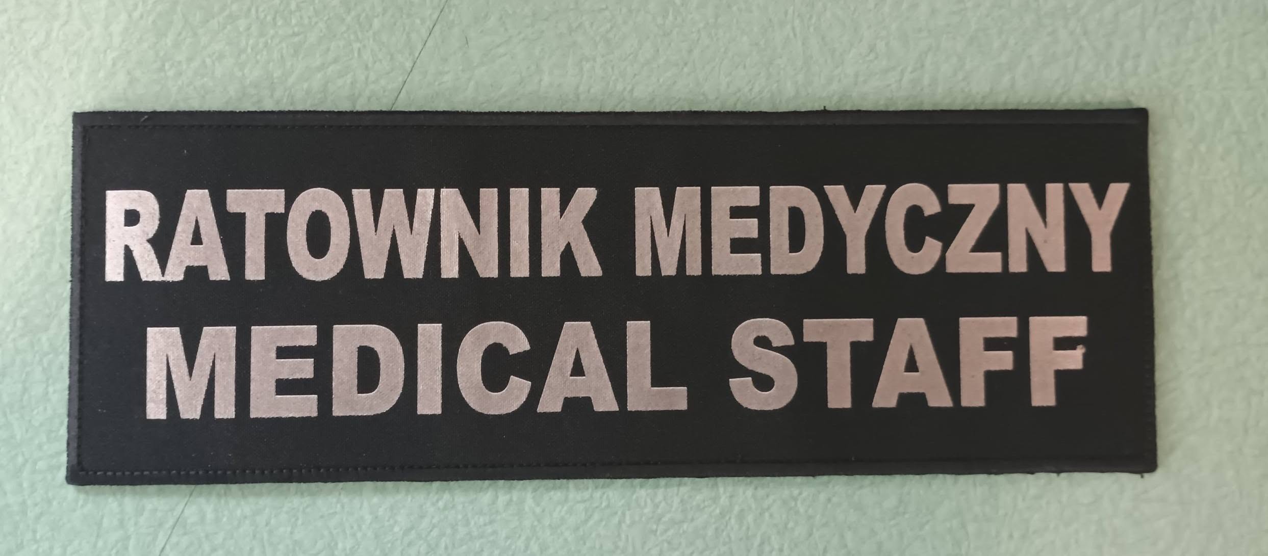 Naszywka DTF z rzepem - Ratownik Medyczny